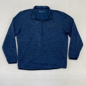 Under Armour Coldgear Loose Half-Zip Pullover Blue sz Large